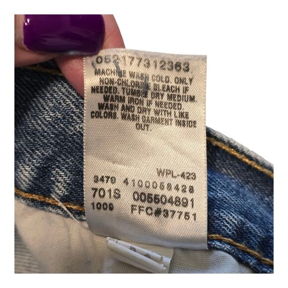 Vintage Levis 550 Jeans Mens 34x32 Blue Denim Relaxed Fit 5 Pocket Straight Leg - Picture 5 of 14